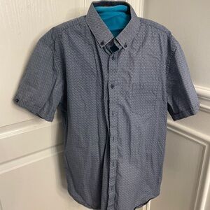 Casual Navy Button Down Shirt for Men